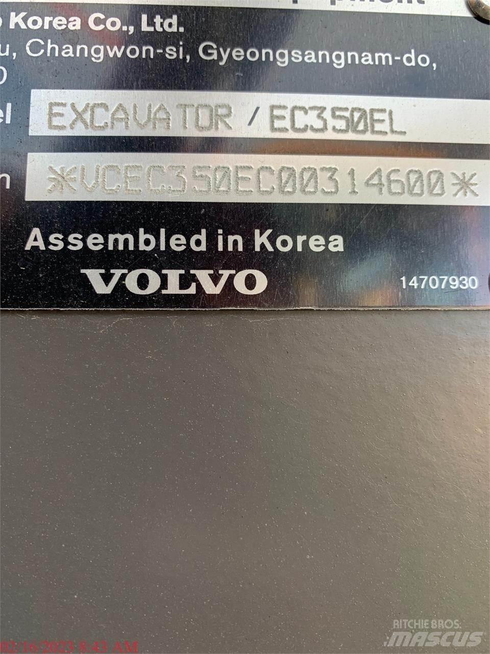 Volvo EC350EL Escavadoras de rastos