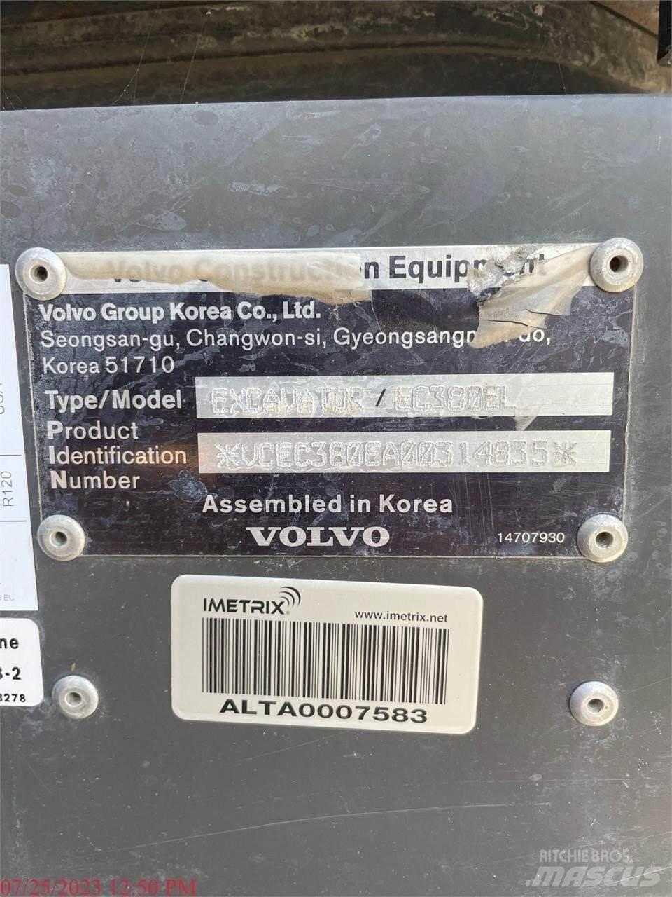Volvo EC380EL Escavadoras de rastos