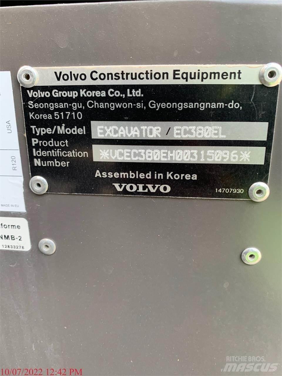 Volvo EC380EL Escavadoras de rastos
