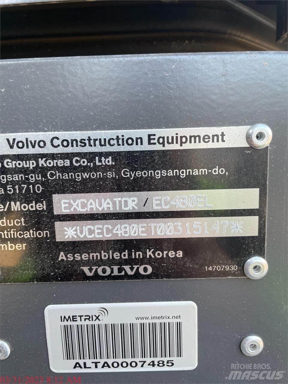 Volvo EC480EL Escavadoras de rastos