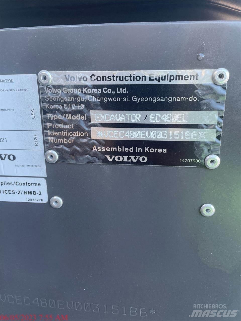 Volvo EC480EL Escavadoras de rastos