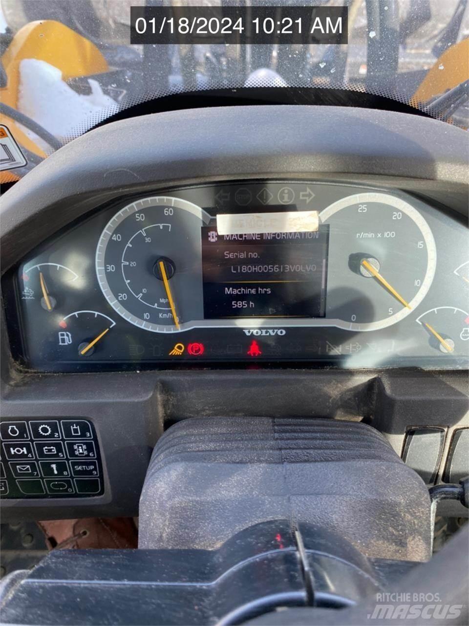 Volvo L180H Pás carregadoras de rodas