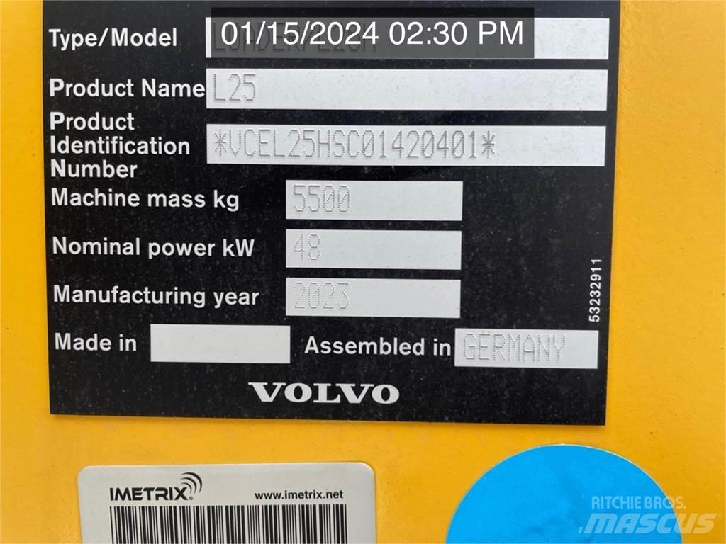 Volvo L25 Pás carregadoras de rodas
