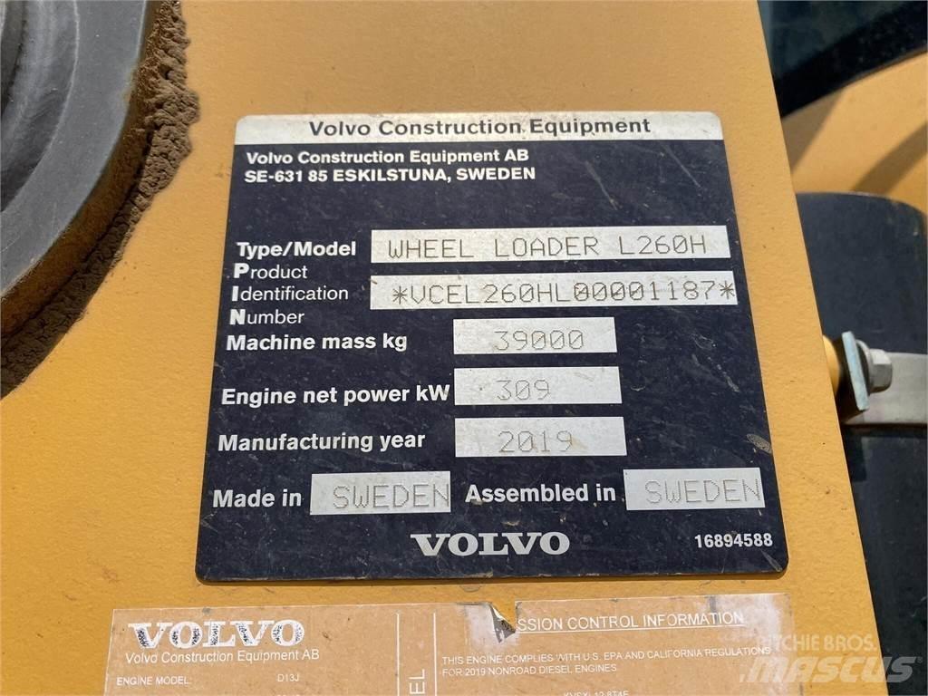 Volvo L260H Pás carregadoras de rodas