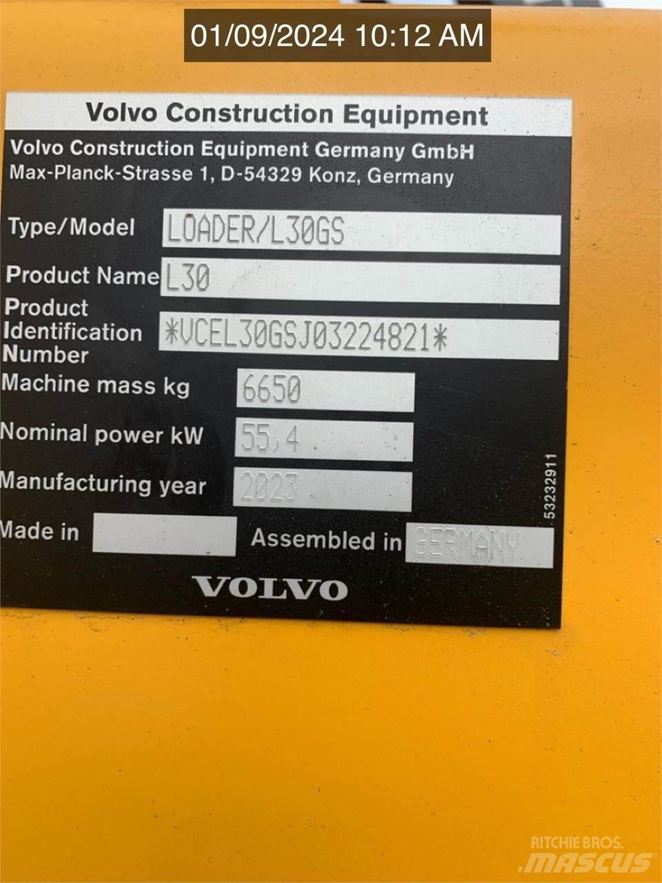 Volvo L30GS Pás carregadoras de rodas