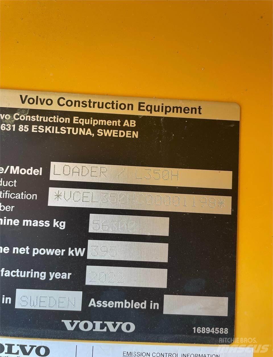 Volvo L350H Pás carregadoras de rodas