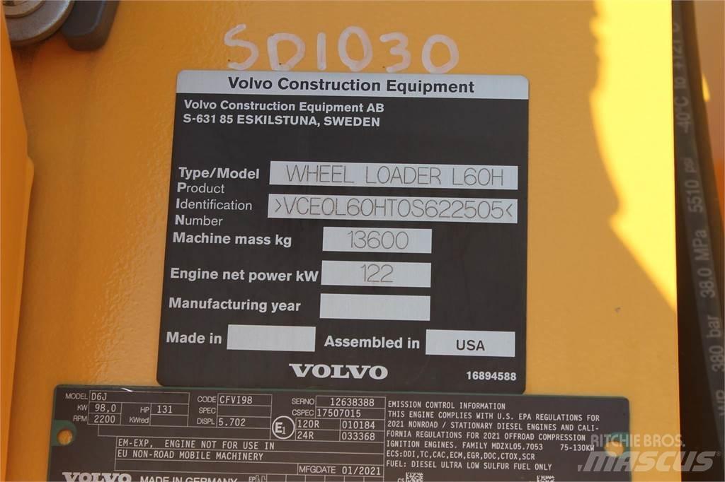 Volvo L60H Pás carregadoras de rodas