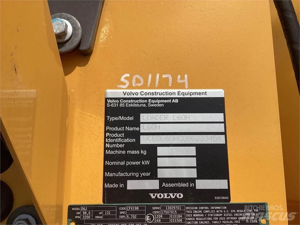 Volvo L60H Pás carregadoras de rodas