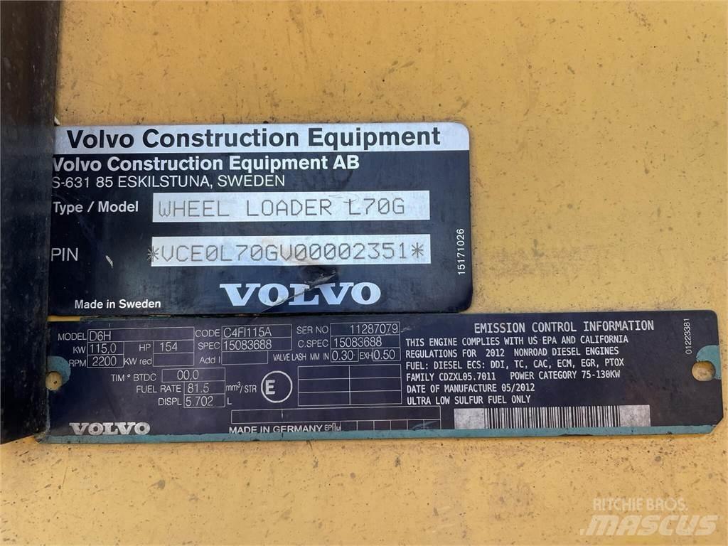 Volvo L70G Pás carregadoras de rodas