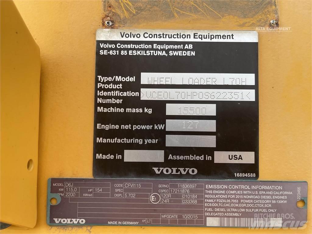 Volvo L70H Pás carregadoras de rodas