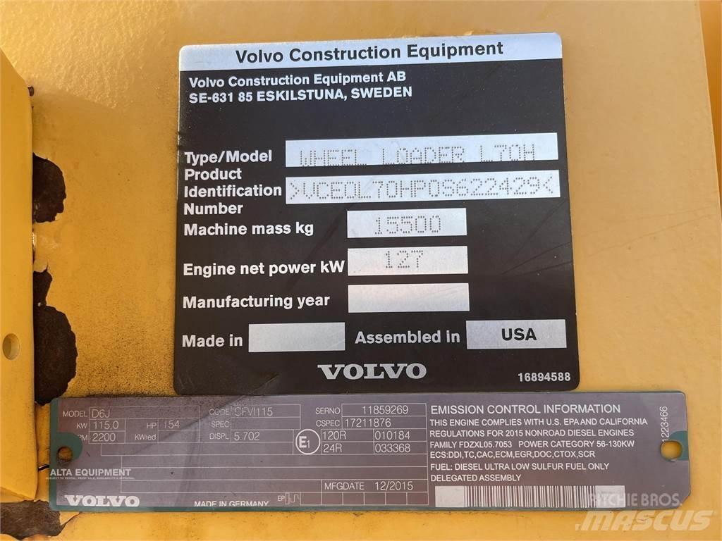 Volvo L70H Pás carregadoras de rodas