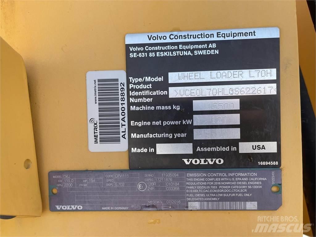 Volvo L70H Pás carregadoras de rodas