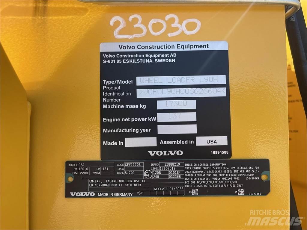 Volvo L90H Pás carregadoras de rodas