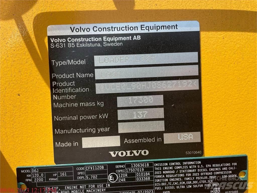 Volvo L90H Pás carregadoras de rodas