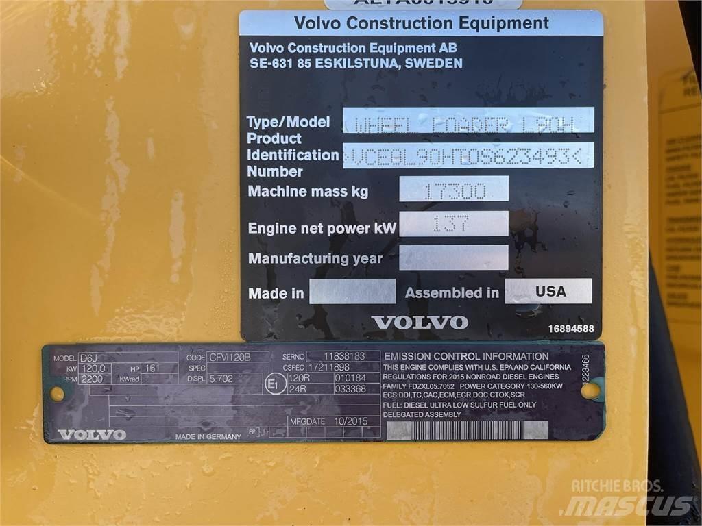Volvo L90H Pás carregadoras de rodas
