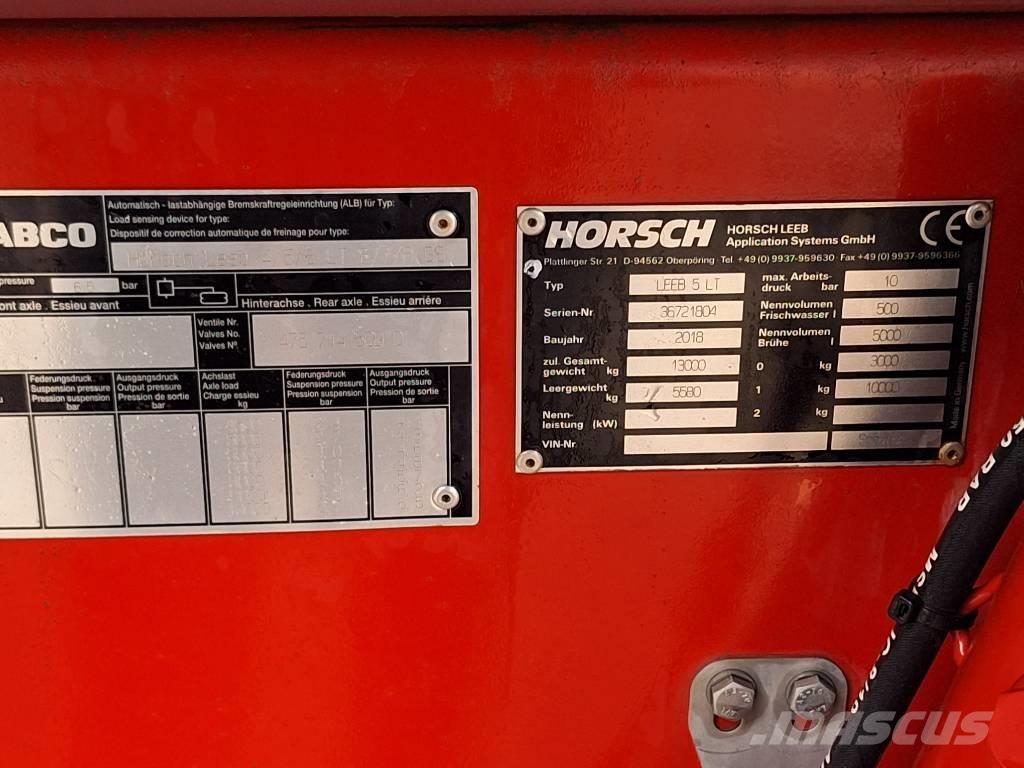 Horsch Leeb 5 LT Pulverizadores rebocados