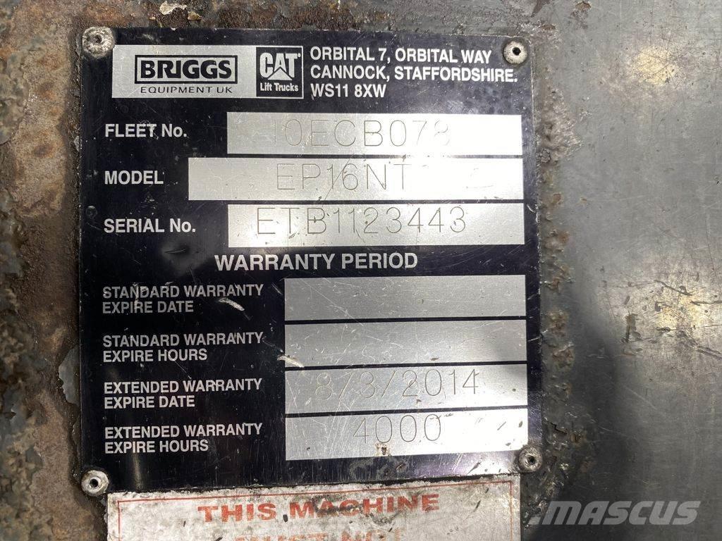 CAT EP16NT Empilhadores eléctricos