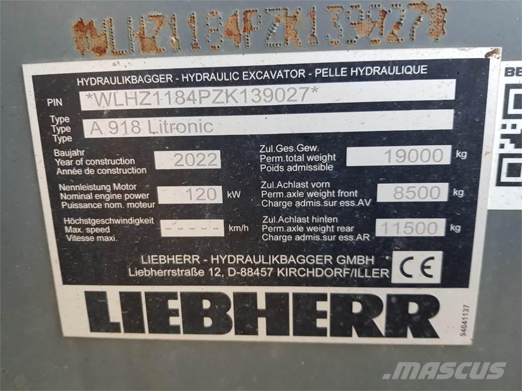 Liebherr A918 Escavadoras de rodas