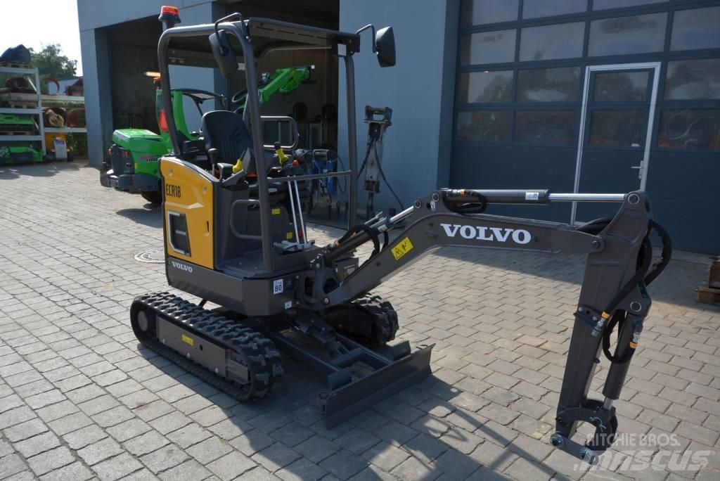 Volvo ECR18 electric Mini Escavadoras <7t