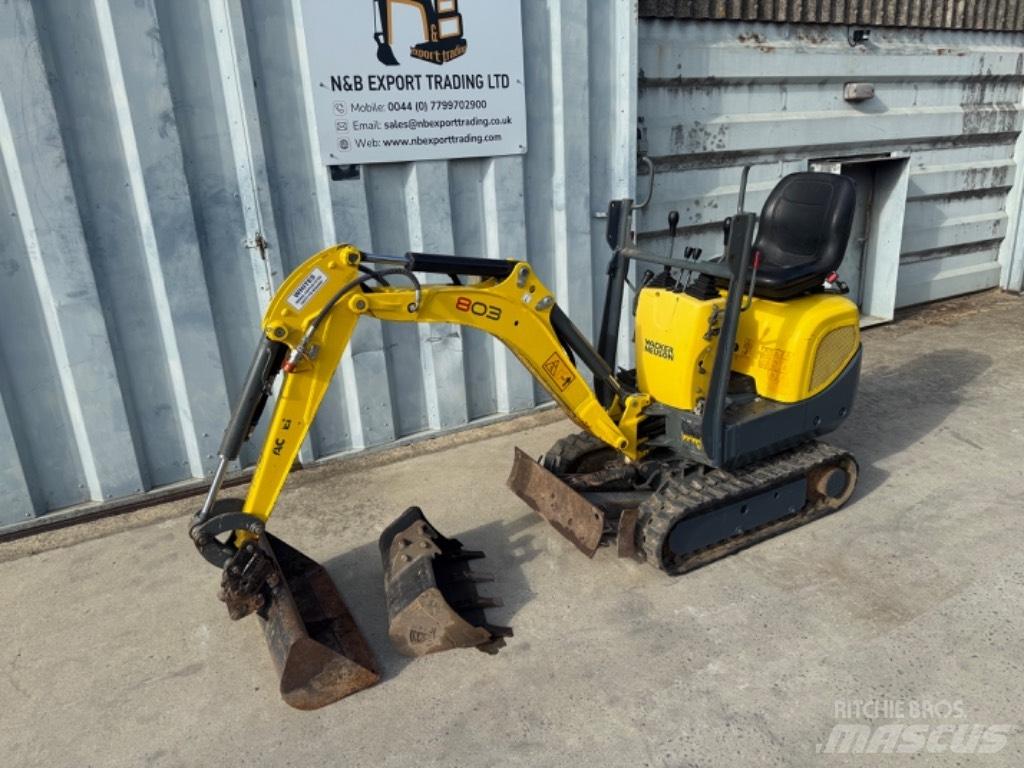 Wacker Neuson 803 Mini Escavadoras <7t