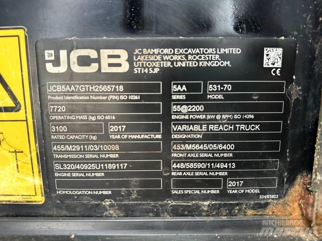 JCB 531-70 Manipuladores telescópicos