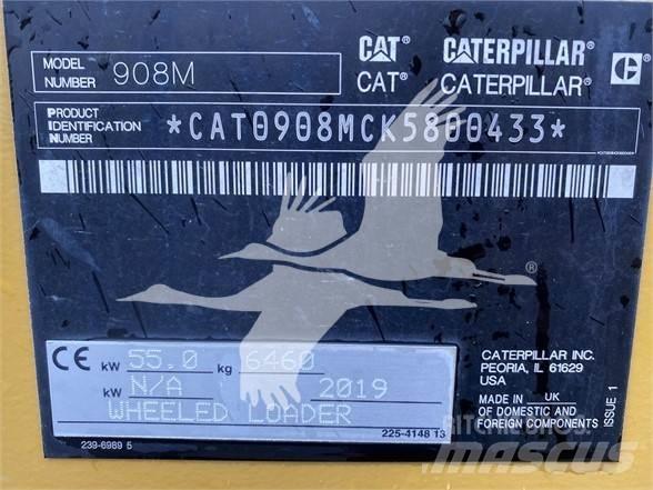 CAT 908M Pás carregadoras de rodas