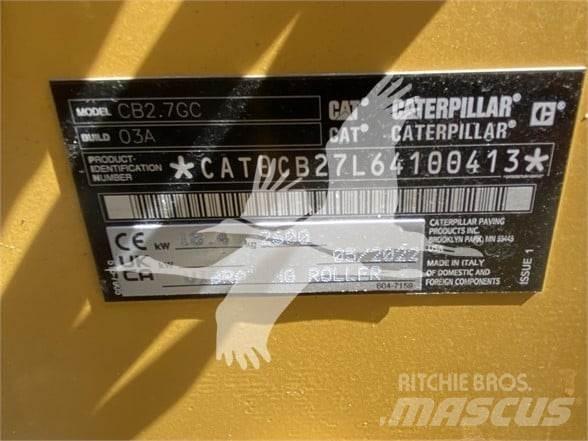 CAT CB2.7 GC Cilindros Compactadores monocilíndricos