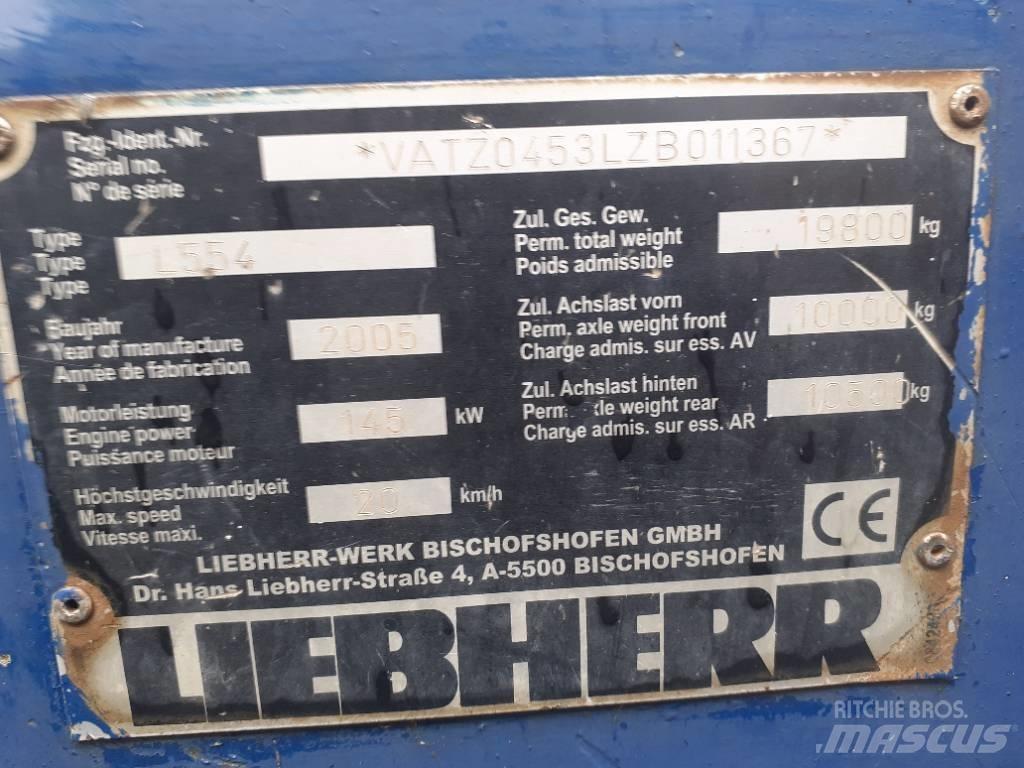 Liebherr L 554 Pás carregadoras de rodas