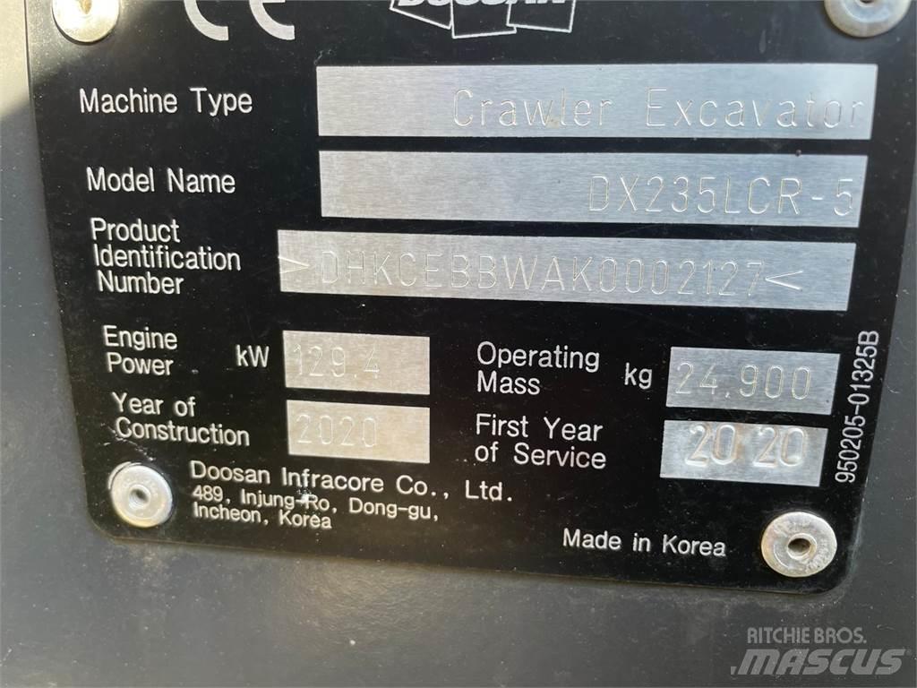 Doosan DX235 LRC Escavadoras de rastos
