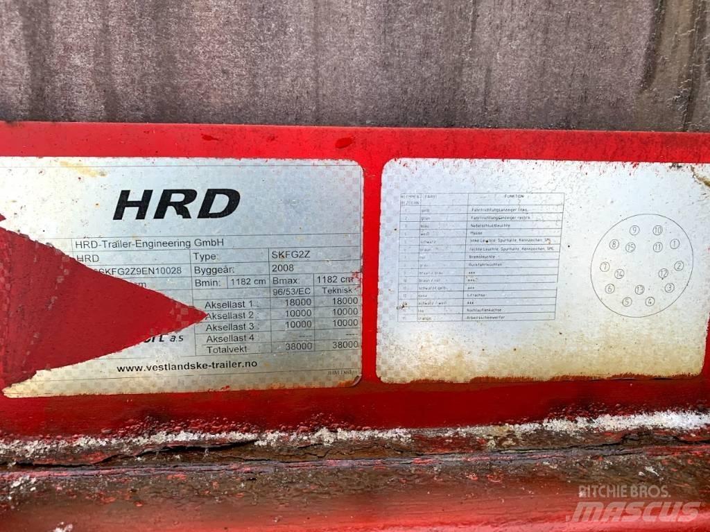 HRD City trailer Reboques estrado/caixa aberta