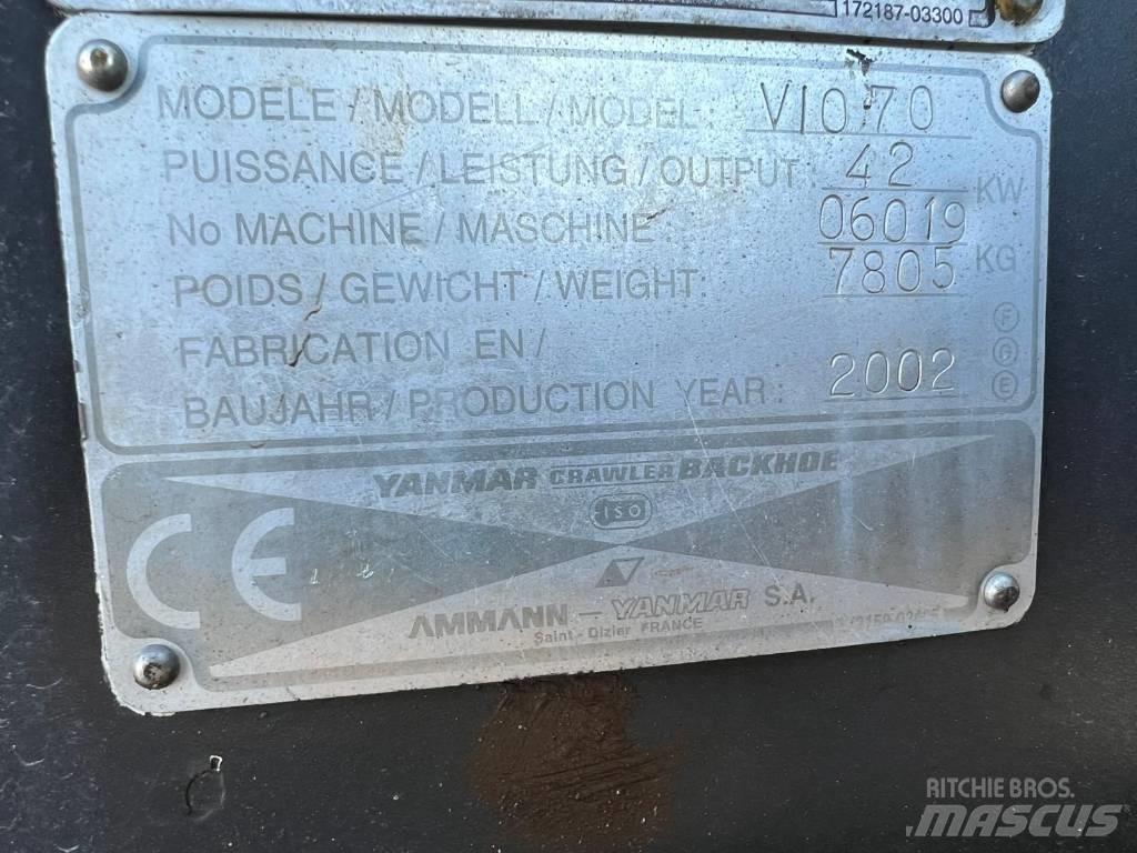 Yanmar Vio 70 Escavadoras de rastos