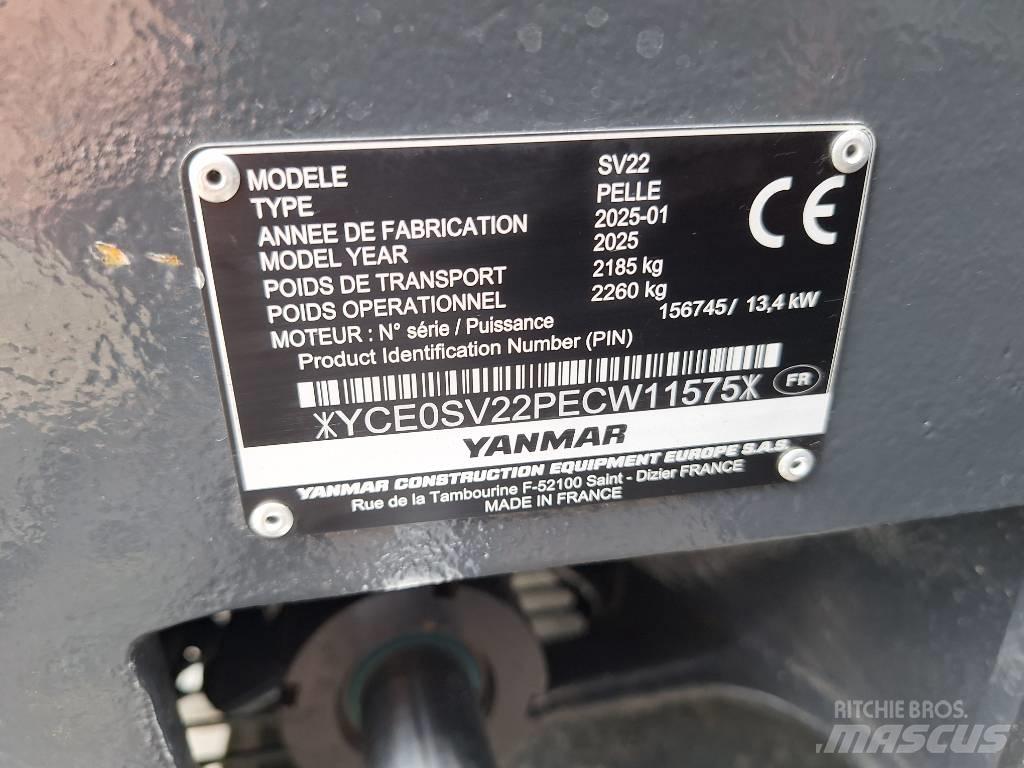 Yanmar SV 22 Mini Escavadoras <7t
