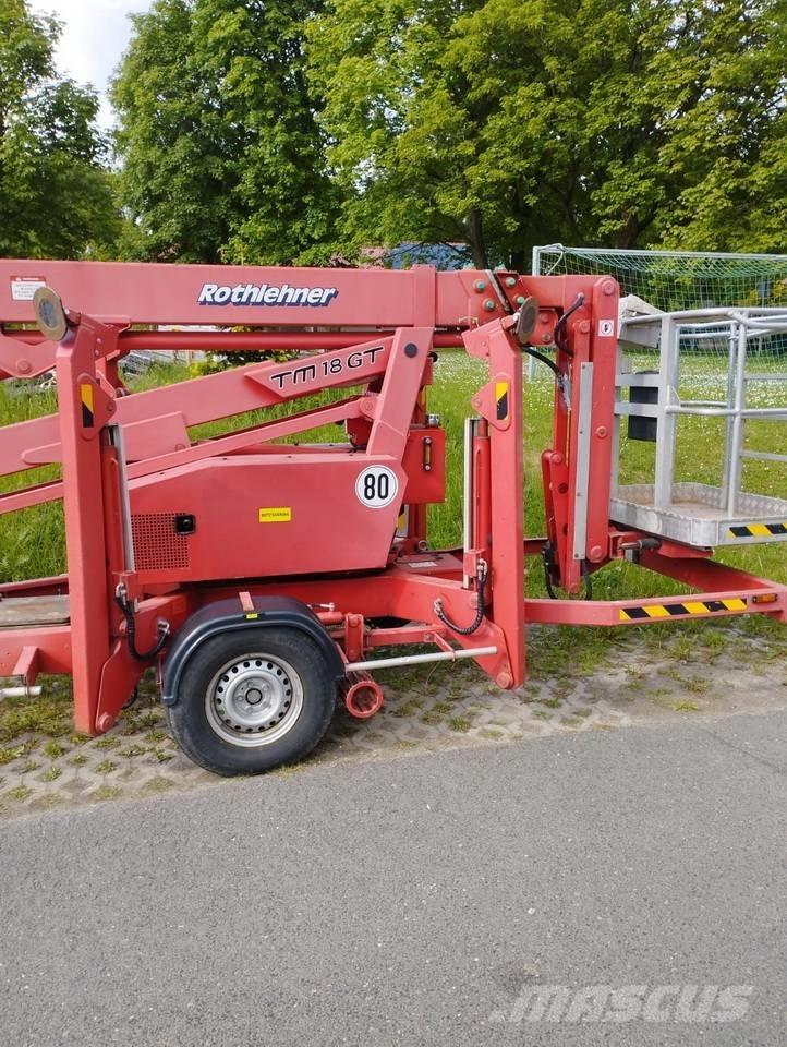 Europelift TM 18 GT Plataformas aéreas montadas em atrelados