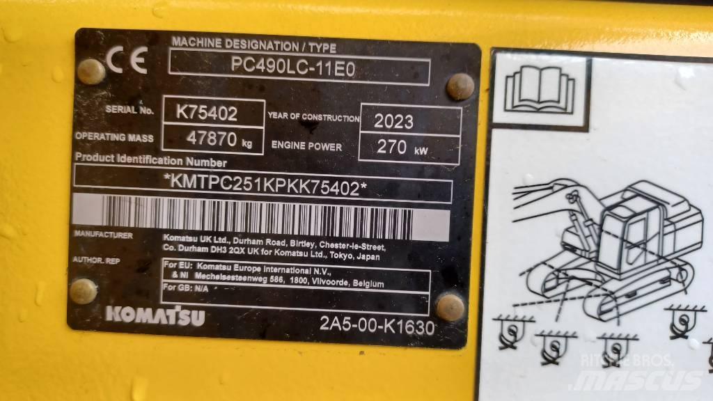 Komatsu PC 490 LC-11 Escavadoras de rastos