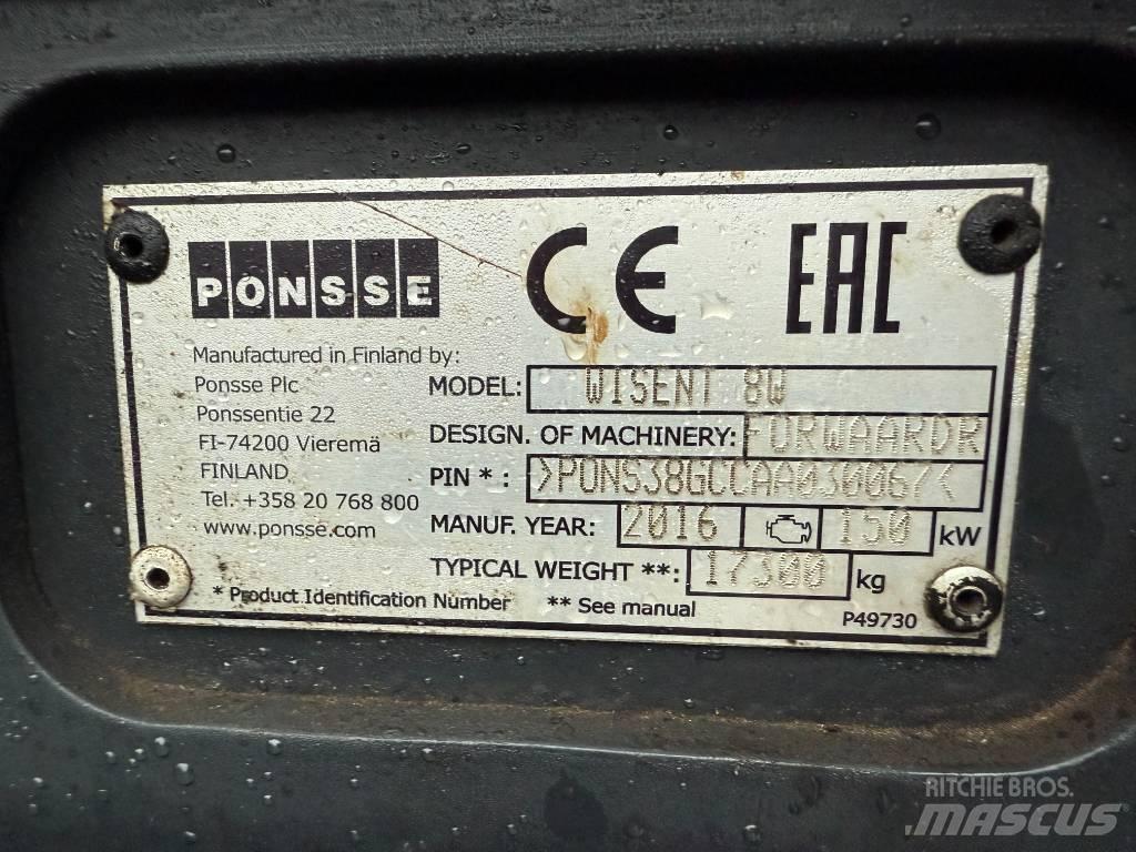 Ponsse WISENT 8W Forwarders florestais