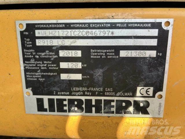 Liebherr R918 LC Escavadoras de rastos