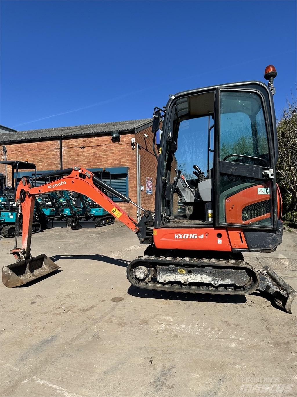 Kubota KX 016-4 Mini Escavadoras <7t