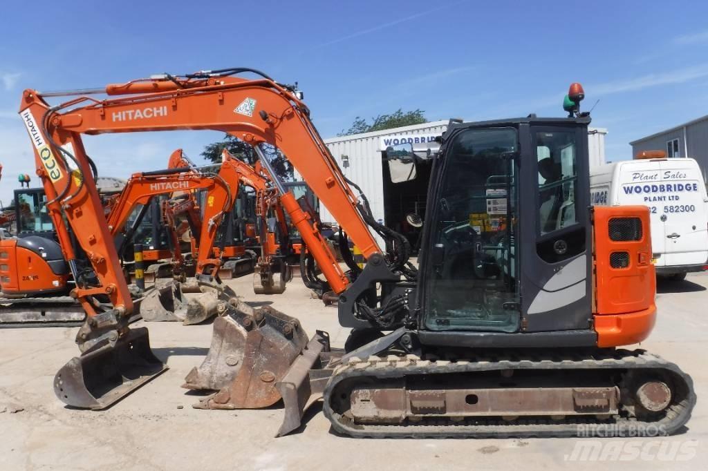 Hitachi ZX 85 US B-6 Escavadoras Midi 7t - 12t