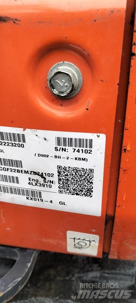 Kubota KX 019-4 Mini Escavadoras <7t