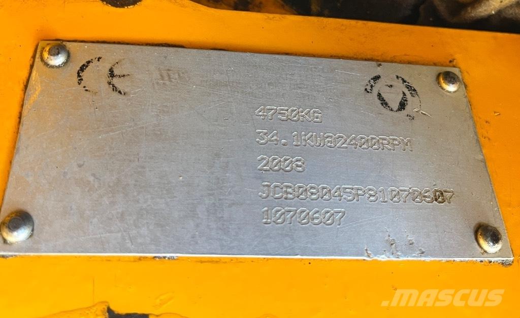 JCB 8045 ZTS Mini Escavadoras <7t