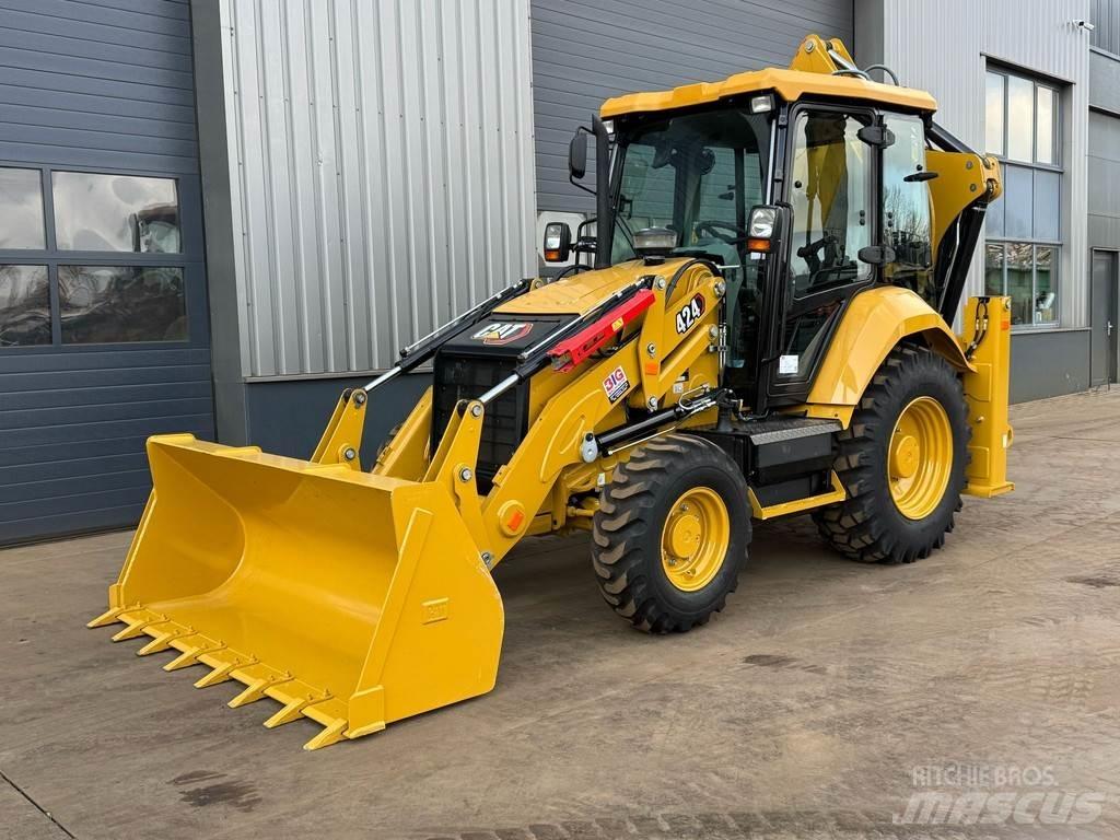 CAT 424 - 4x4 / 4WD / AC Retroescavadoras