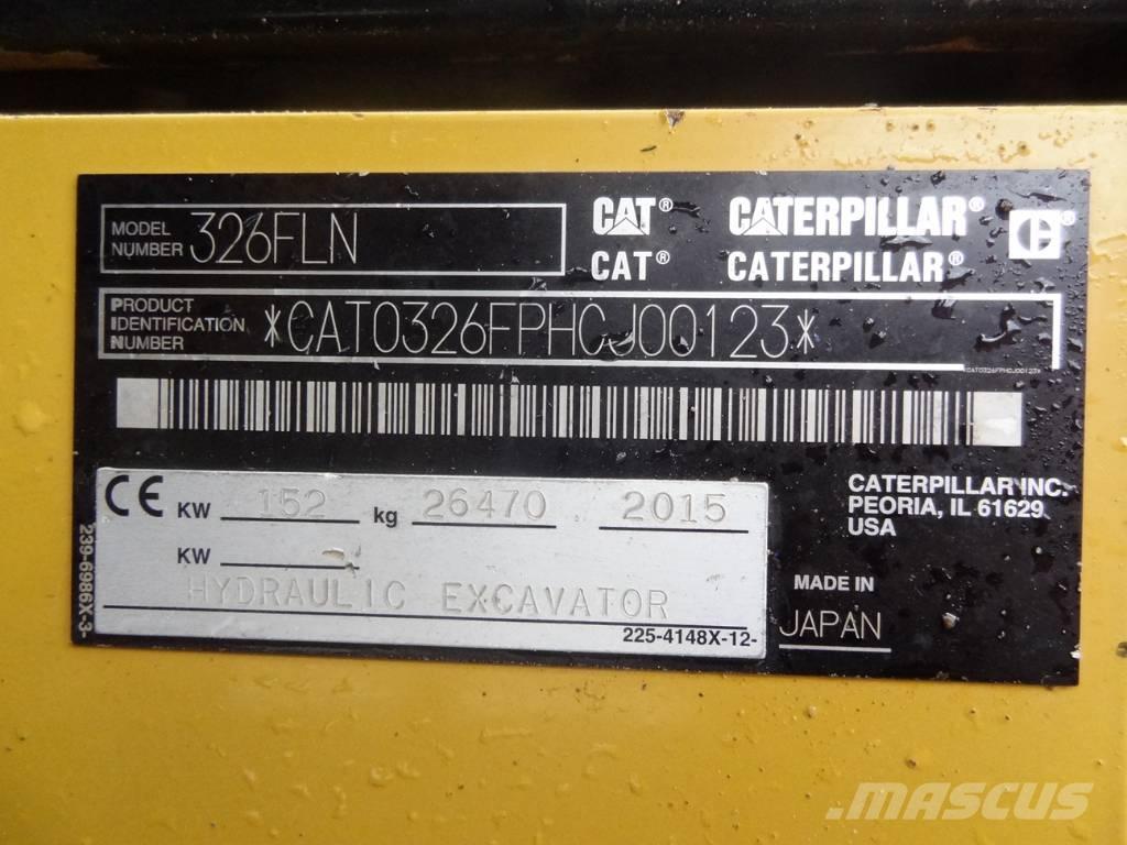 CAT 326 F Escavadoras de rastos