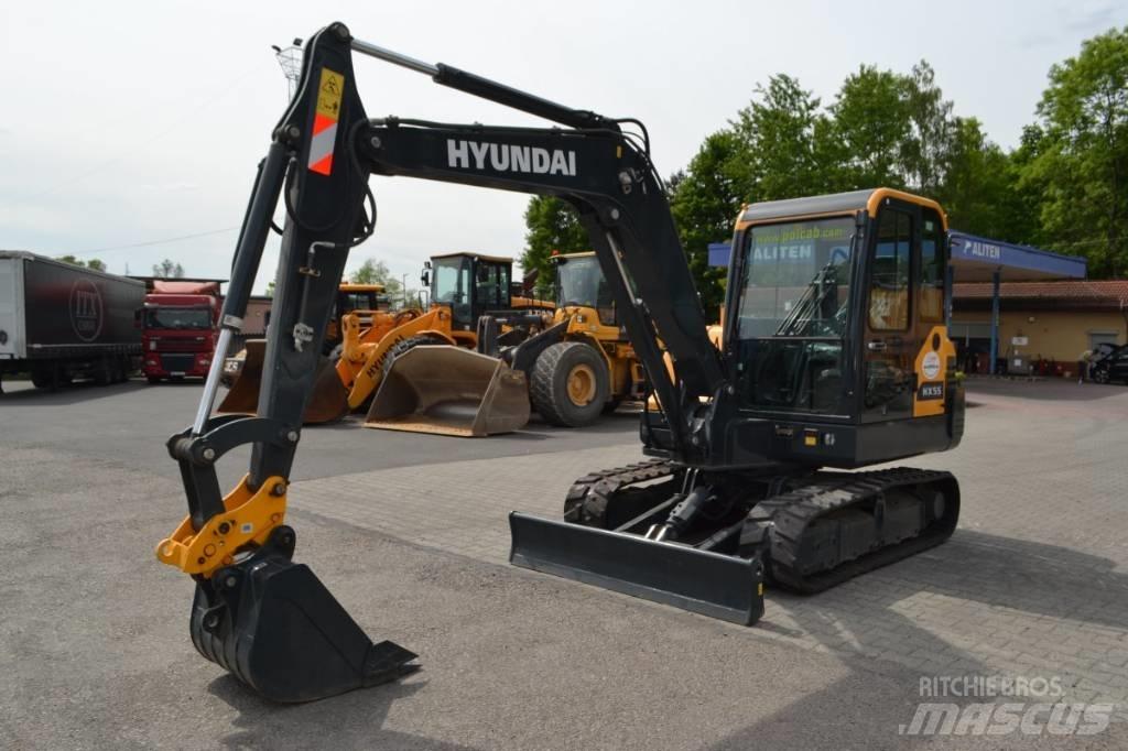 Hyundai HX 55 Mini Escavadoras <7t
