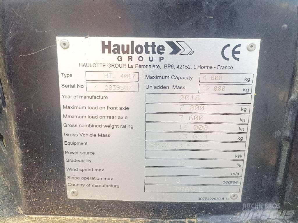 Haulotte HTL4017 Manipuladores telescópicos