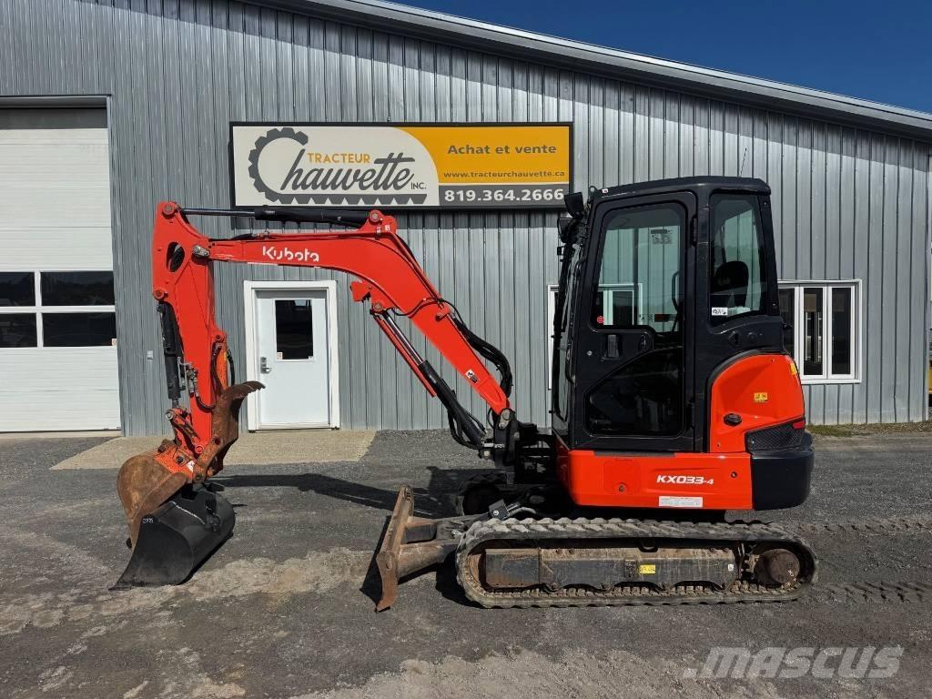 Kubota KX 033-4 Mini Escavadoras <7t