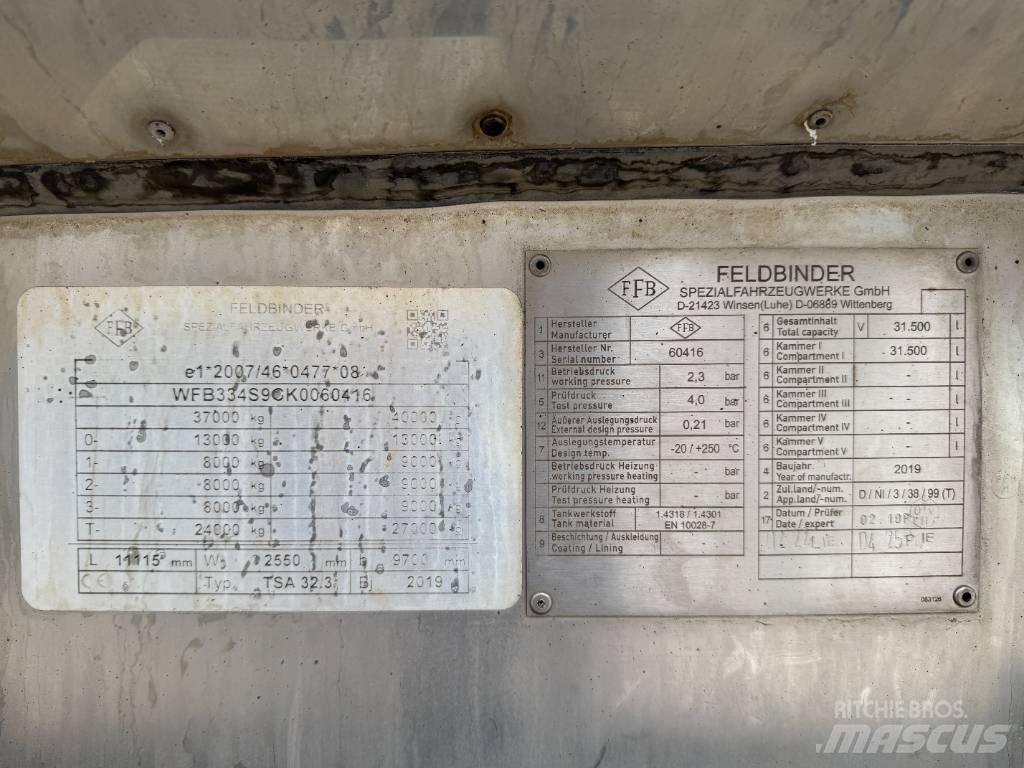 Feldbinder TSA 32.3 Reboques cisterna