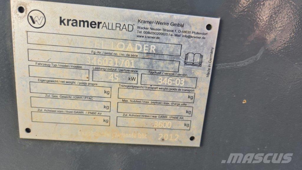 Kramer 750 Pás carregadoras de rodas