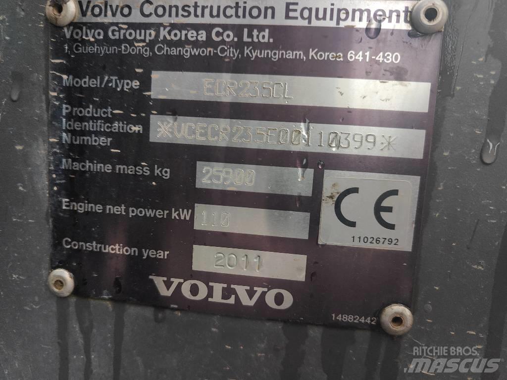 Volvo ECR 235 C L Escavadoras de rastos