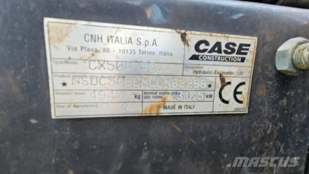 CASE CX50B Mini Escavadoras <7t