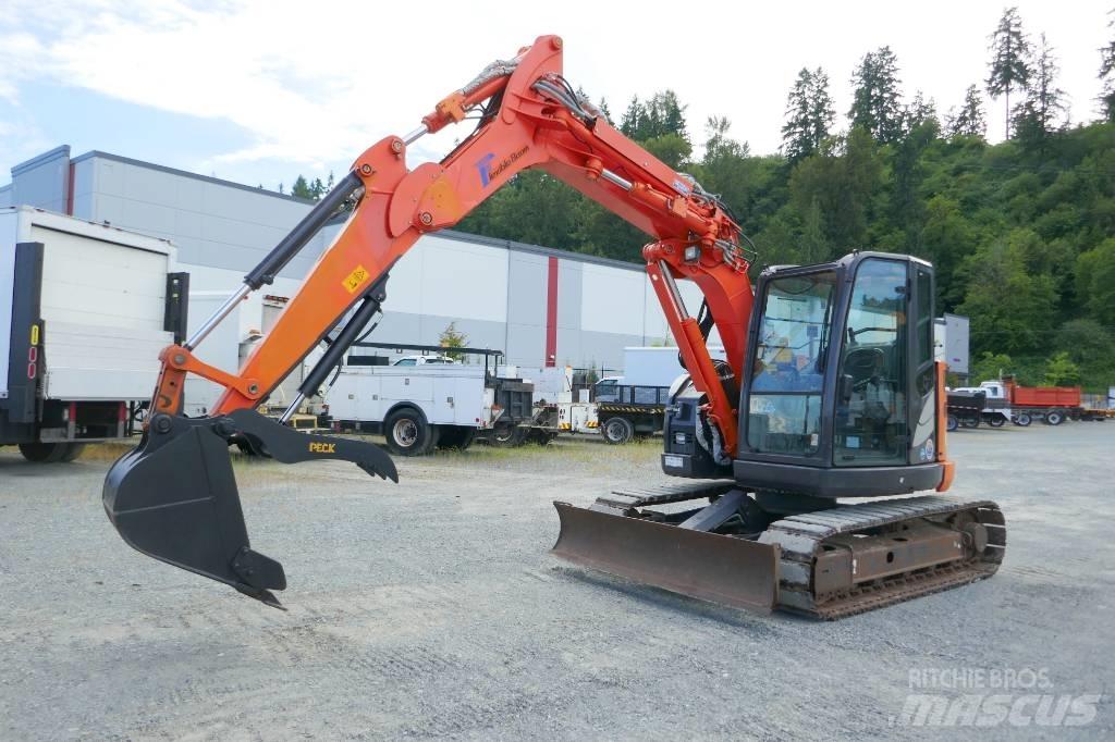Hitachi zx75ur-5B Escavadoras de rastos